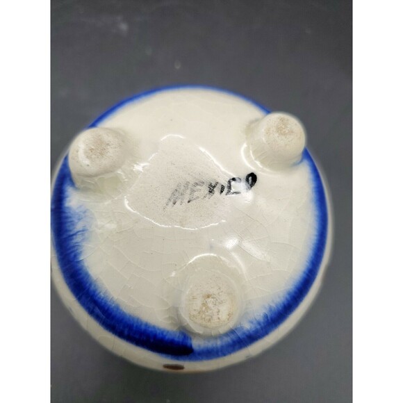 Tonala Mexican Pottery Footed Covered Trinket Dish Colorful Made in Mexico - Picture 10 of 12